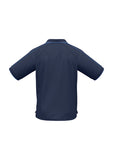 Mens Resort Polo Shirt - Navy/Mid Blue