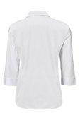 Womens Metro Shirt 3/4 Sleeve - White