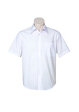 Mens Metro Short Sleeve Shirt - White